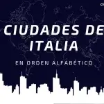 Ciudades de Italia en Orden Alfabético